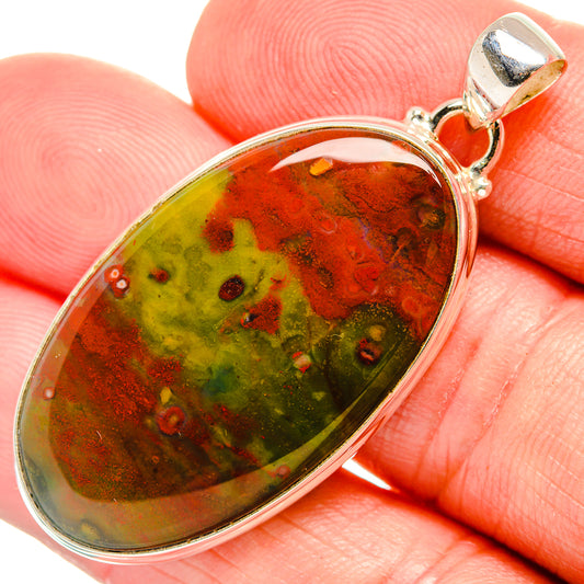 Bloodstone Pendants handcrafted by Ana Silver Co - PD33554