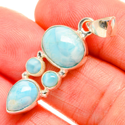 Larimar Pendants handcrafted by Ana Silver Co - PD33555