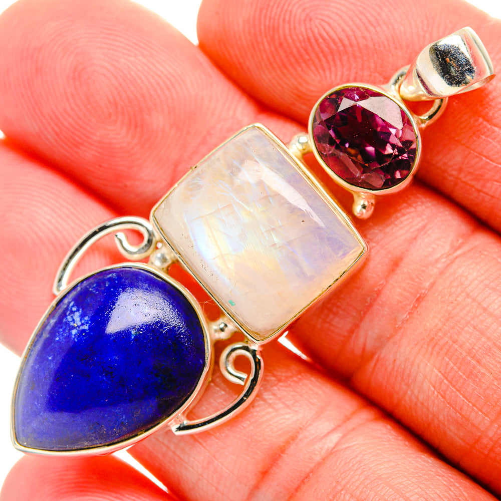 Lapis Lazuli Pendants handcrafted by Ana Silver Co - PD33573