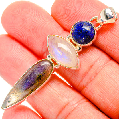 Labradorite Pendants handcrafted by Ana Silver Co - PD33577