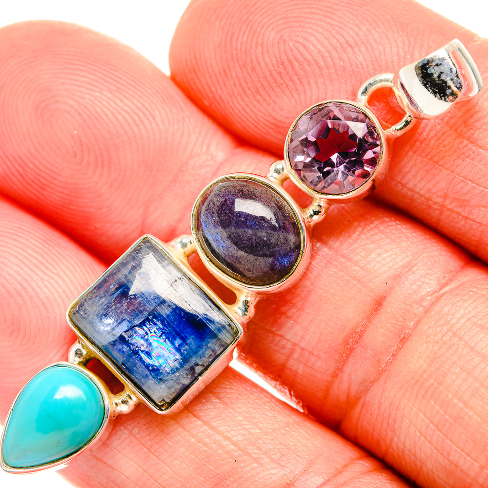 Kyanite Pendants handcrafted by Ana Silver Co - PD33589