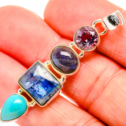 Kyanite Pendants handcrafted by Ana Silver Co - PD33589