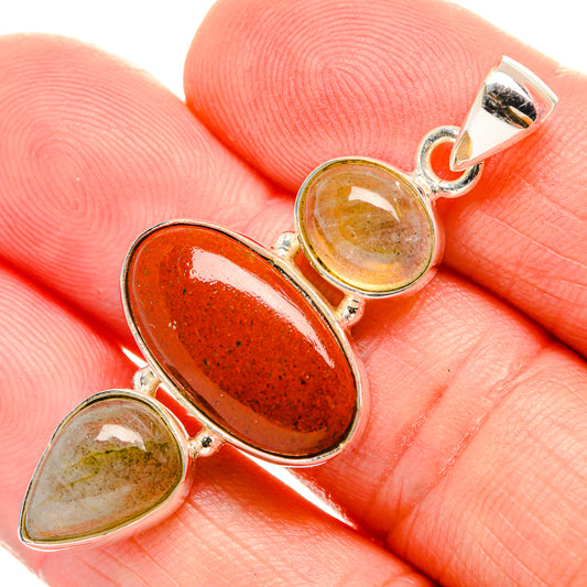 Red Jasper Pendants handcrafted by Ana Silver Co - PD33590