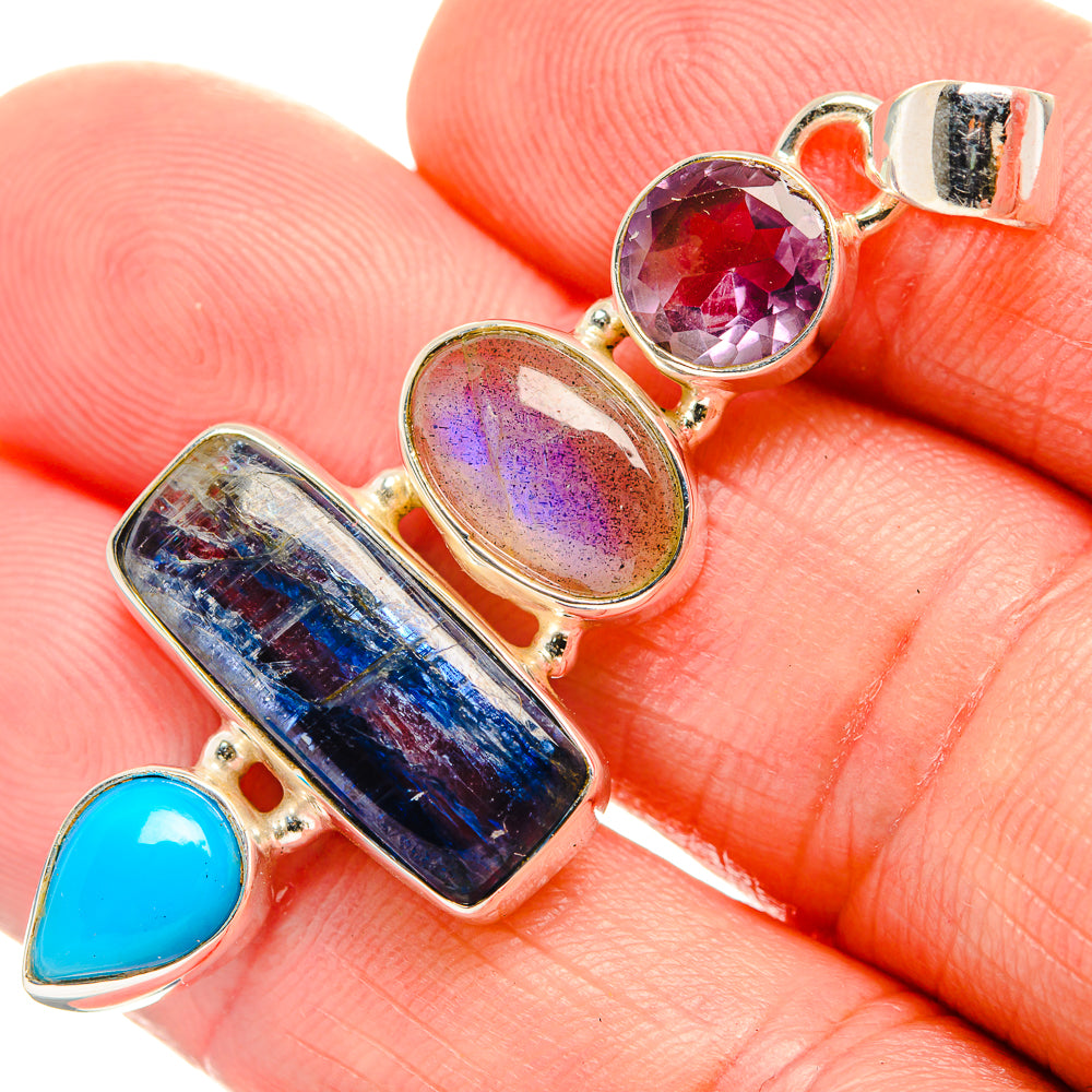 Kyanite Pendants handcrafted by Ana Silver Co - PD33591