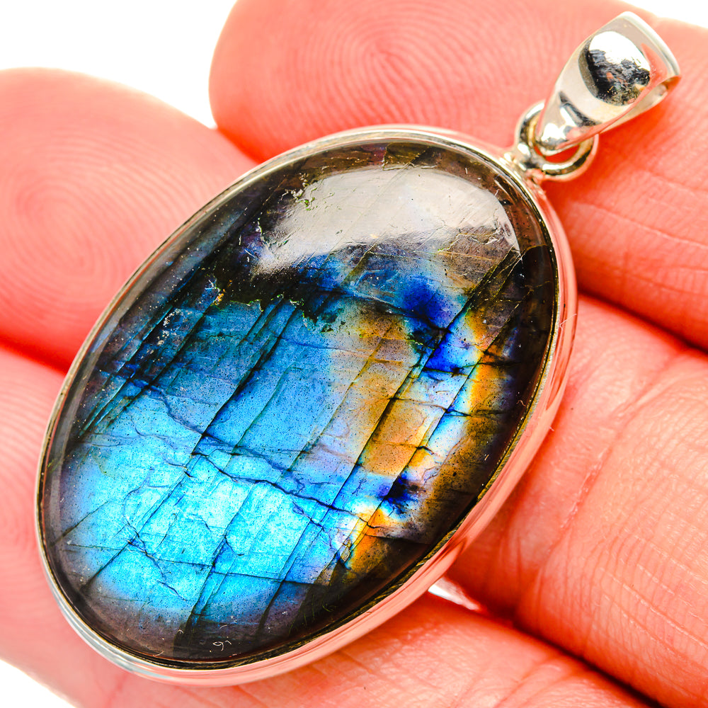 Labradorite Pendants handcrafted by Ana Silver Co - PD33601