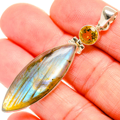 Labradorite Pendants handcrafted by Ana Silver Co - PD33606