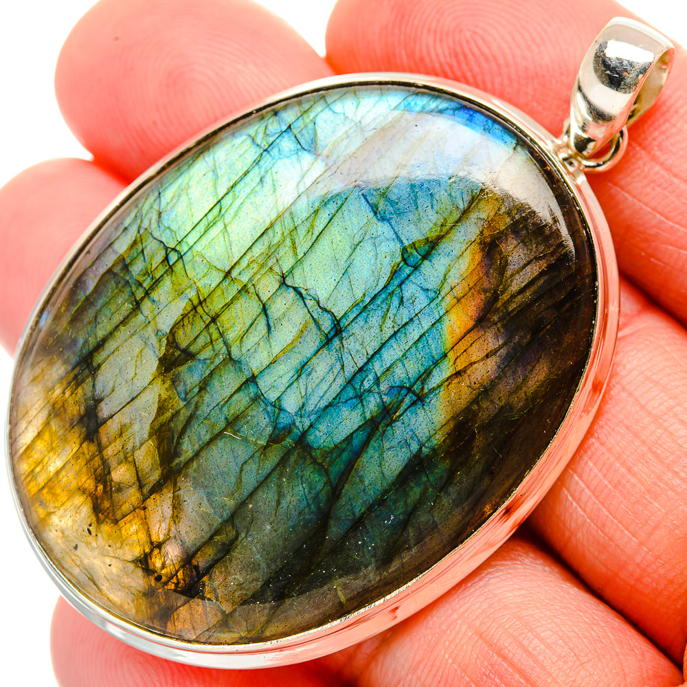 Labradorite Pendants handcrafted by Ana Silver Co - PD33607