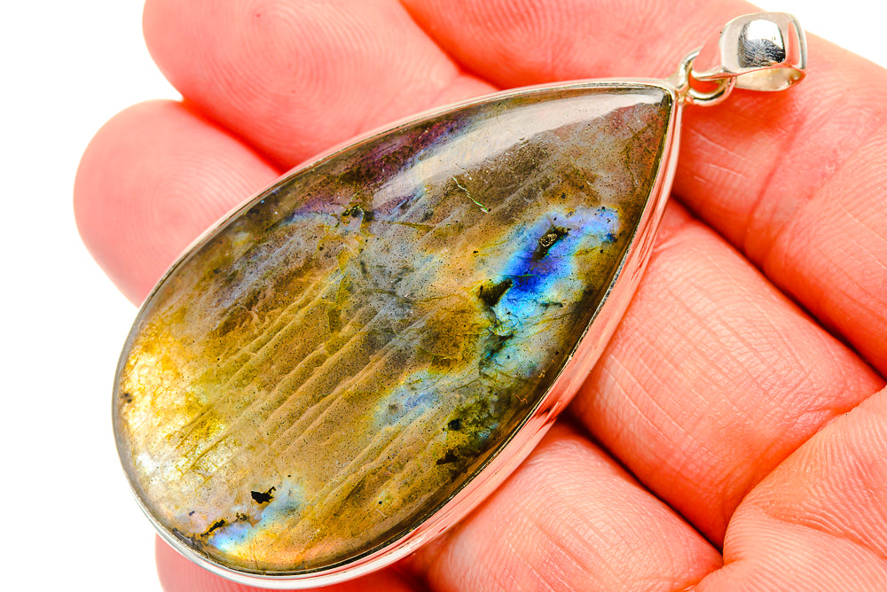 Labradorite Pendants handcrafted by Ana Silver Co - PD33608