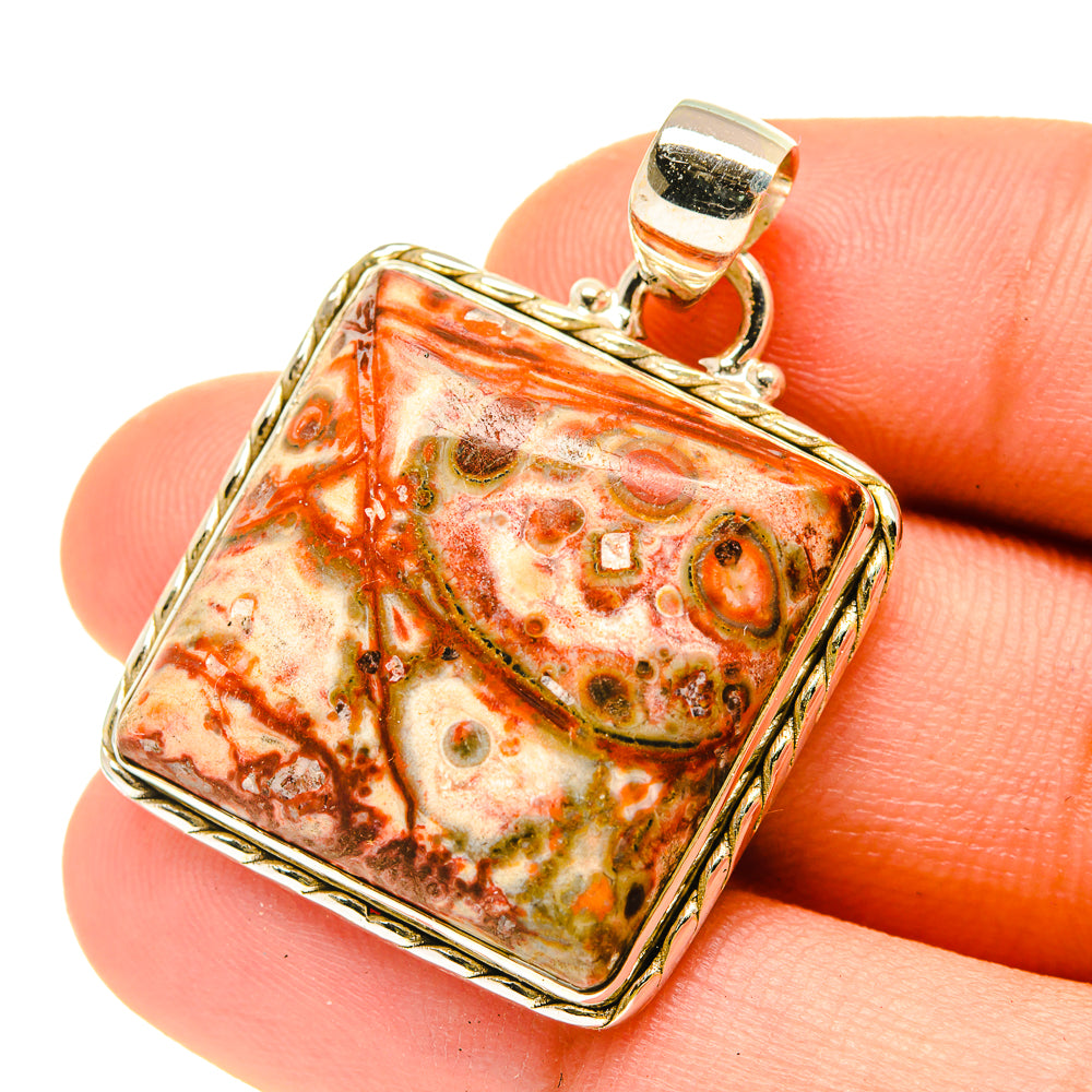 Poppy Jasper Pendants handcrafted by Ana Silver Co - PD3361
