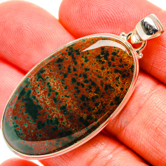 Bloodstone Pendants handcrafted by Ana Silver Co - PD33616