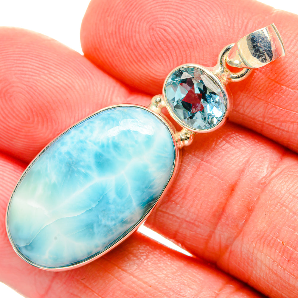 Larimar Pendants handcrafted by Ana Silver Co - PD33620
