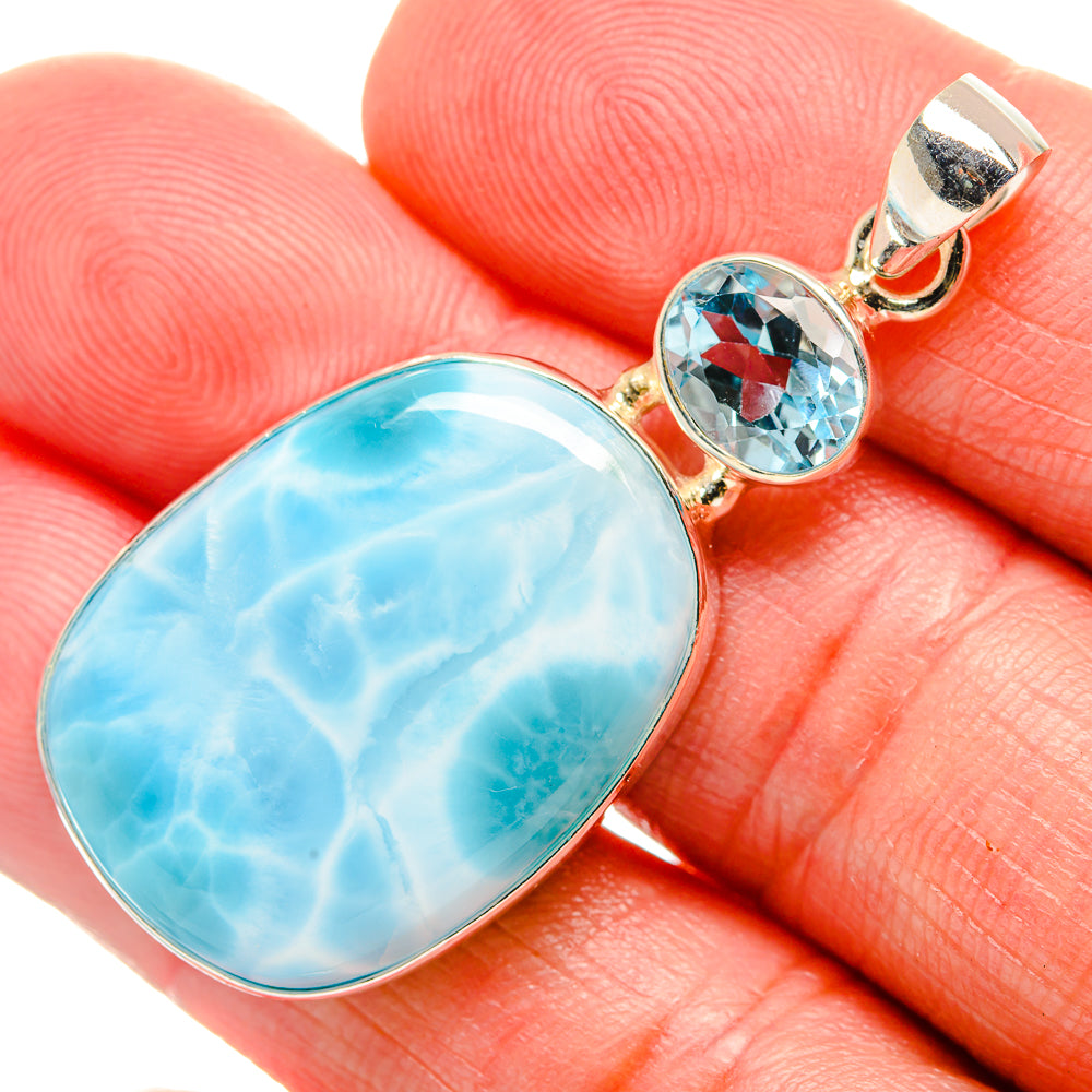 Larimar Pendants handcrafted by Ana Silver Co - PD33621