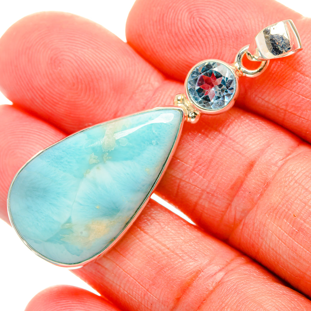 Larimar Pendants handcrafted by Ana Silver Co - PD33625
