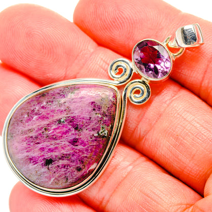 Russian Eudialyte Pendants handcrafted by Ana Silver Co - PD33628