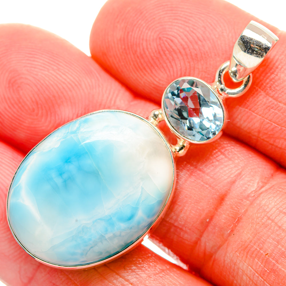 Larimar Pendants handcrafted by Ana Silver Co - PD33635