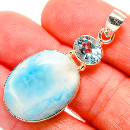Larimar Pendants handcrafted by Ana Silver Co - PD33635