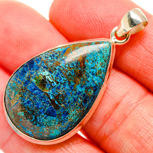 Shattuckite Pendants handcrafted by Ana Silver Co - PD33638