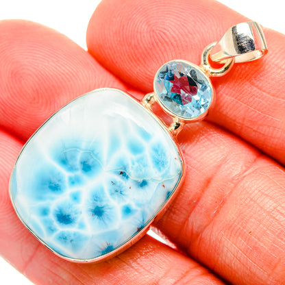 Larimar Pendants handcrafted by Ana Silver Co - PD33643