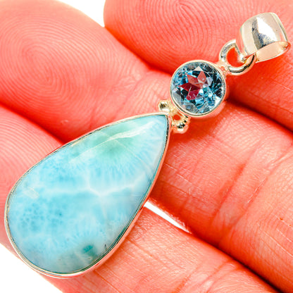 Larimar Pendants handcrafted by Ana Silver Co - PD33651