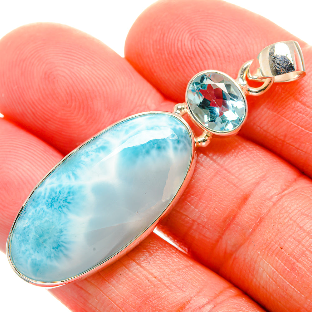 Larimar Pendants handcrafted by Ana Silver Co - PD33654