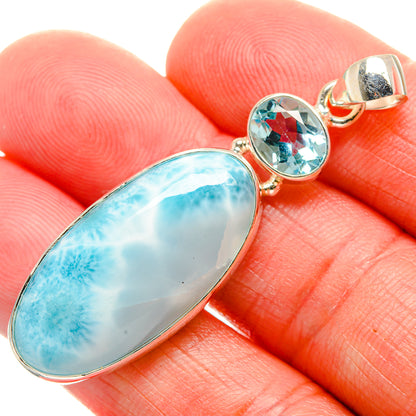 Larimar Pendants handcrafted by Ana Silver Co - PD33654