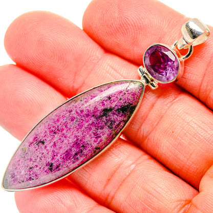 Russian Eudialyte Pendants handcrafted by Ana Silver Co - PD33666