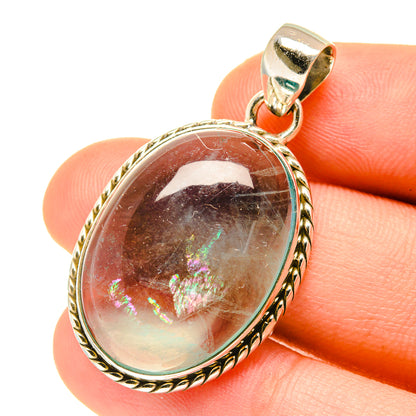 Blue Fluorite Pendants handcrafted by Ana Silver Co - PD3367