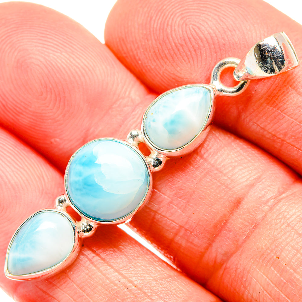 Larimar Pendants handcrafted by Ana Silver Co - PD33674