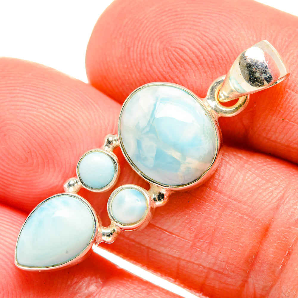 Larimar Pendants handcrafted by Ana Silver Co - PD33675