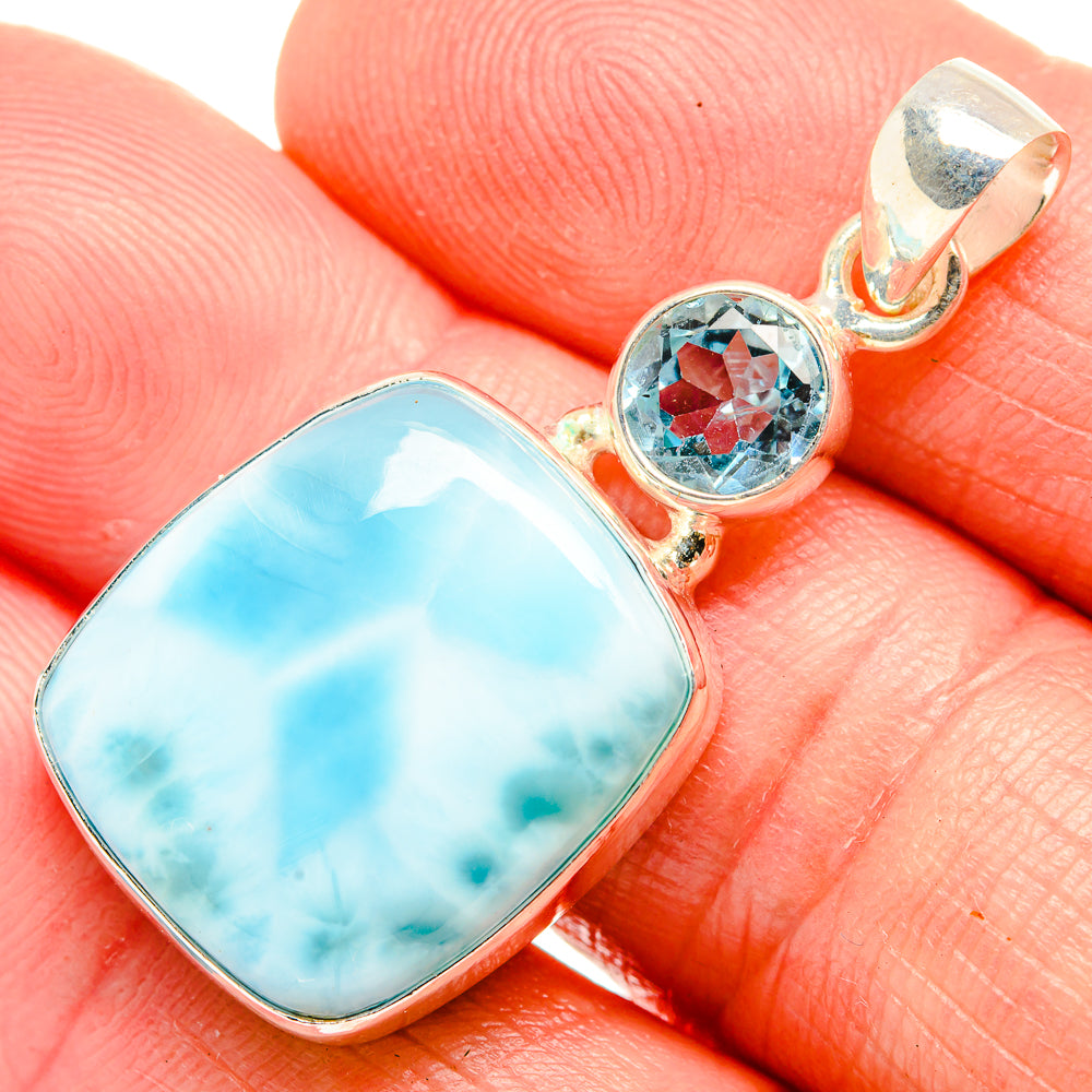 Larimar Pendants handcrafted by Ana Silver Co - PD33676