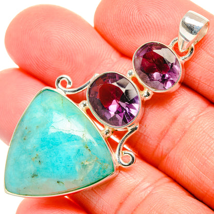 Amazonite Pendants handcrafted by Ana Silver Co - PD33681