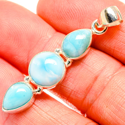 Larimar Pendants handcrafted by Ana Silver Co - PD33683