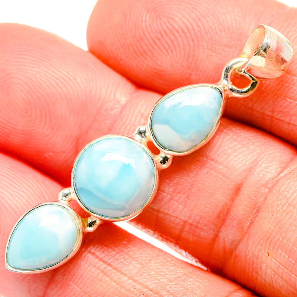 Larimar Pendants handcrafted by Ana Silver Co - PD33684