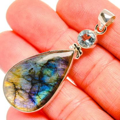 Labradorite Pendants handcrafted by Ana Silver Co - PD33697