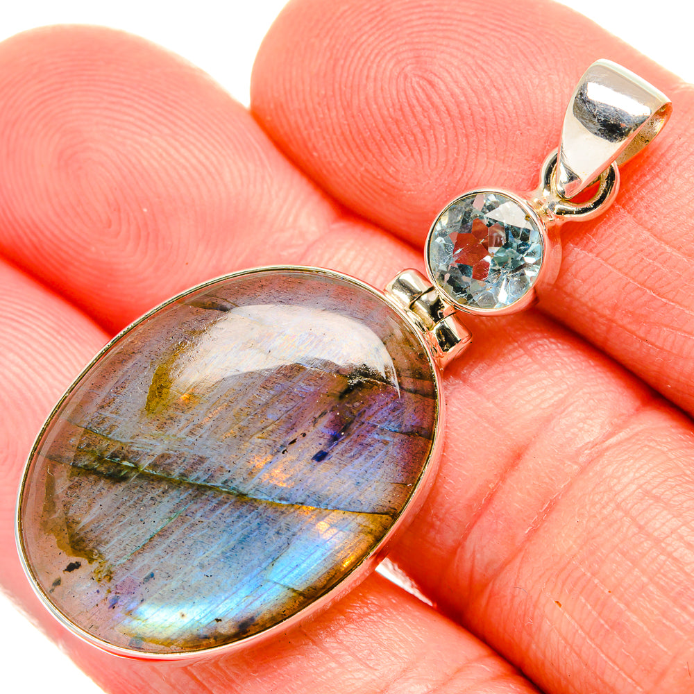 Labradorite Pendants handcrafted by Ana Silver Co - PD33698