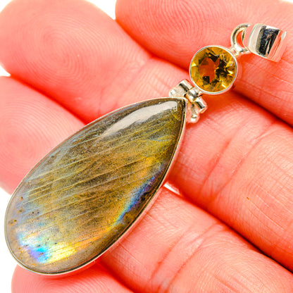 Labradorite Pendants handcrafted by Ana Silver Co - PD33700