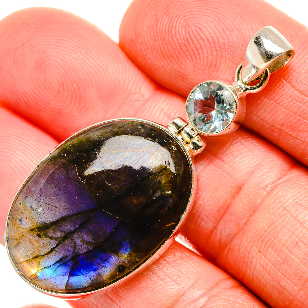Labradorite Pendants handcrafted by Ana Silver Co - PD33702
