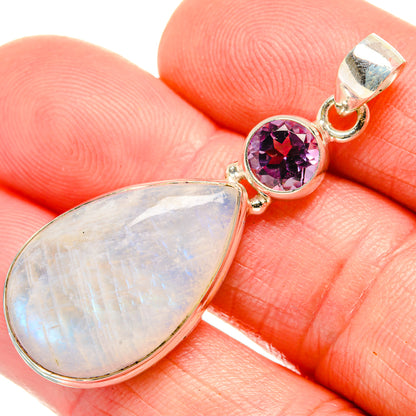Rainbow Moonstone Pendants handcrafted by Ana Silver Co - PD33706
