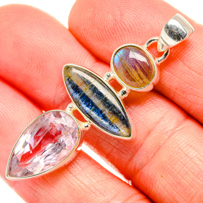 Kyanite Pendants handcrafted by Ana Silver Co - PD33712