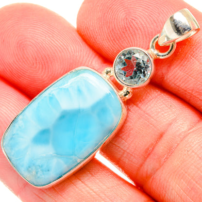 Larimar Pendants handcrafted by Ana Silver Co - PD33757
