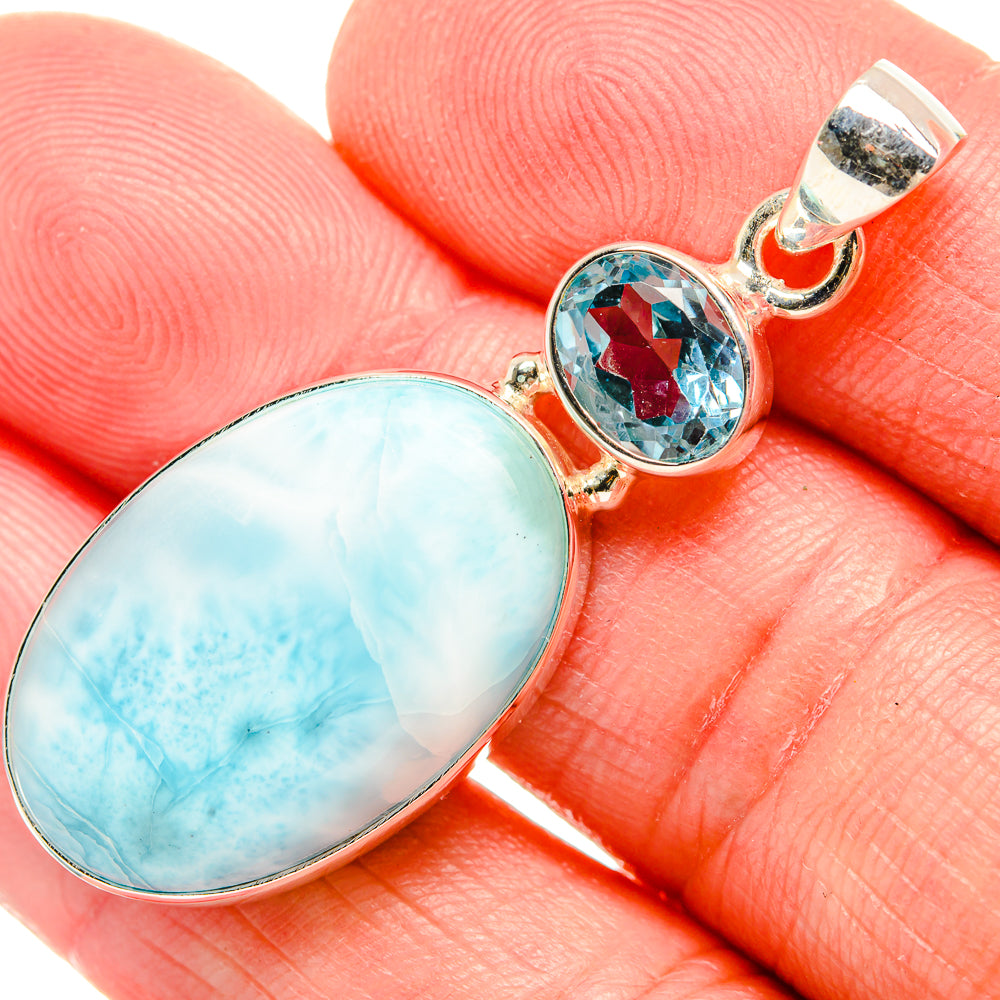 Larimar Pendants handcrafted by Ana Silver Co - PD33759