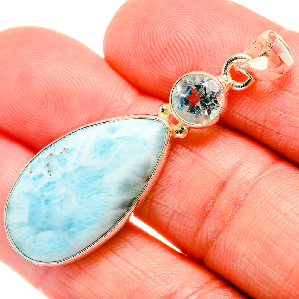 Larimar Pendants handcrafted by Ana Silver Co - PD33768