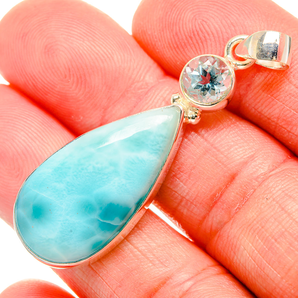 Larimar Pendants handcrafted by Ana Silver Co - PD33771