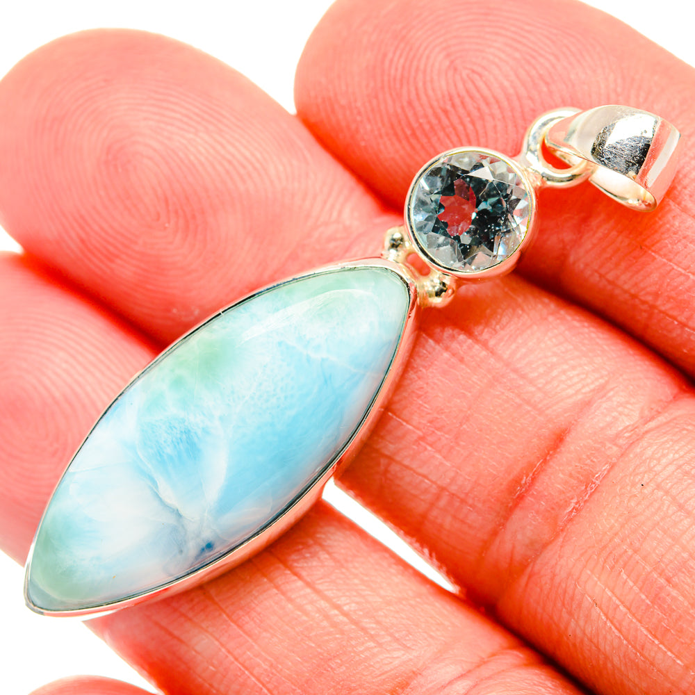 Larimar Pendants handcrafted by Ana Silver Co - PD33773