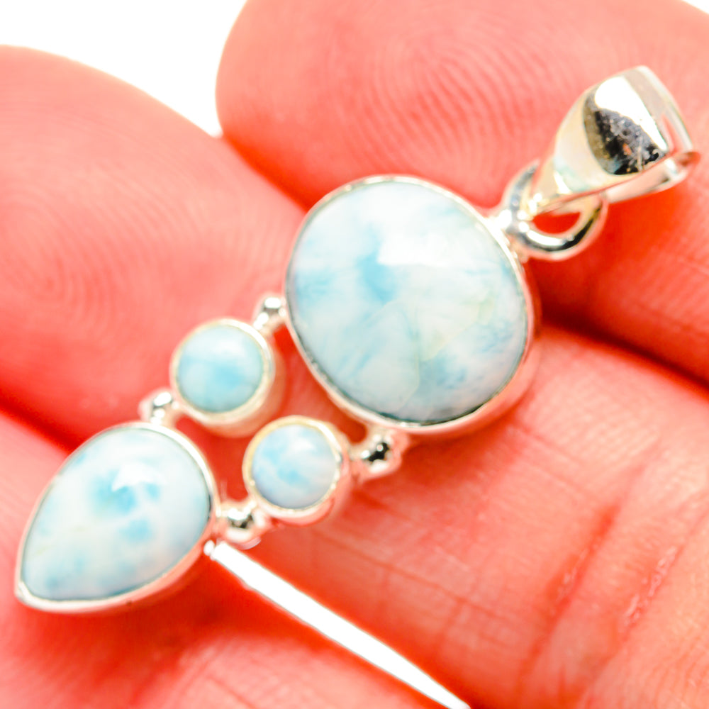 Larimar Pendants handcrafted by Ana Silver Co - PD33779