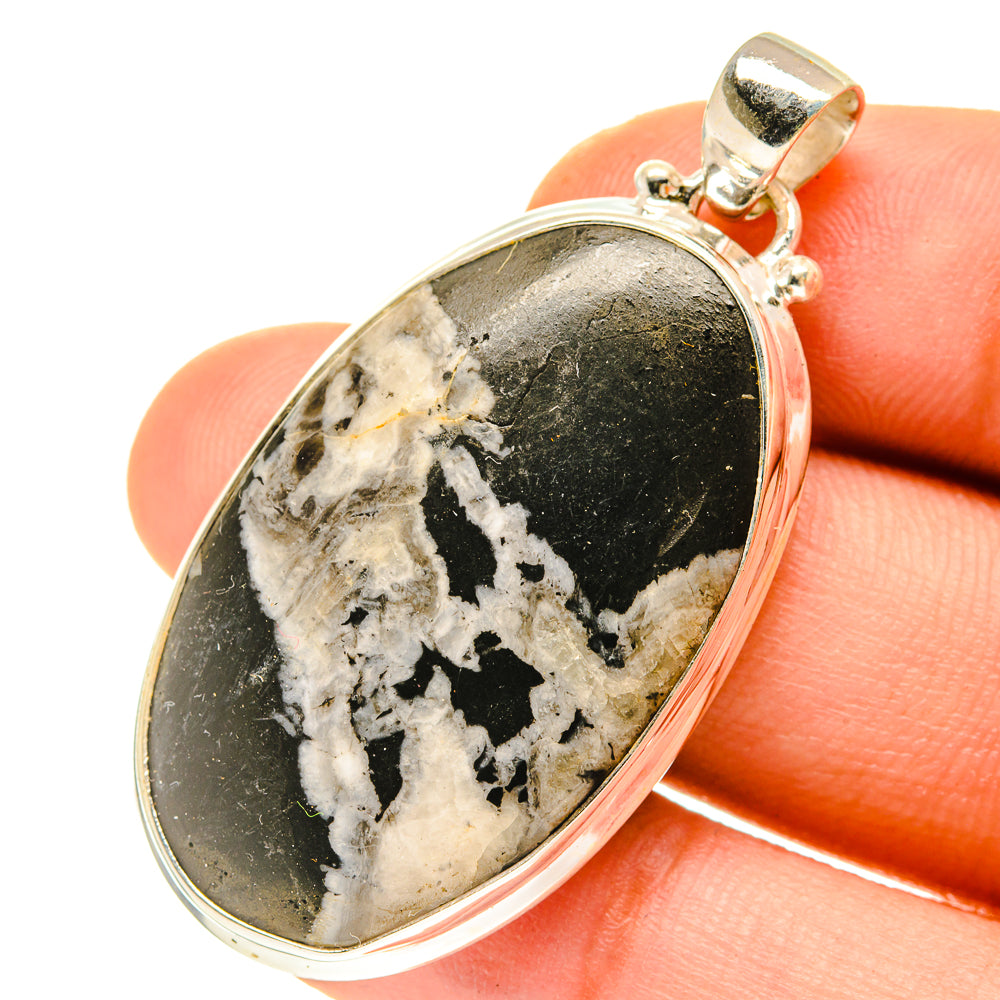 Chrysanthemum Stone Pendants handcrafted by Ana Silver Co - PD3378