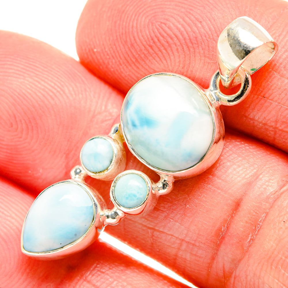 Larimar Pendants handcrafted by Ana Silver Co - PD33780