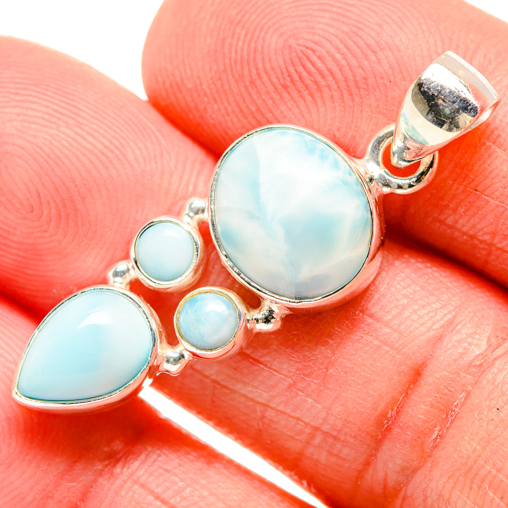 Larimar Pendants handcrafted by Ana Silver Co - PD33781