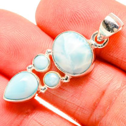 Larimar Pendants handcrafted by Ana Silver Co - PD33781