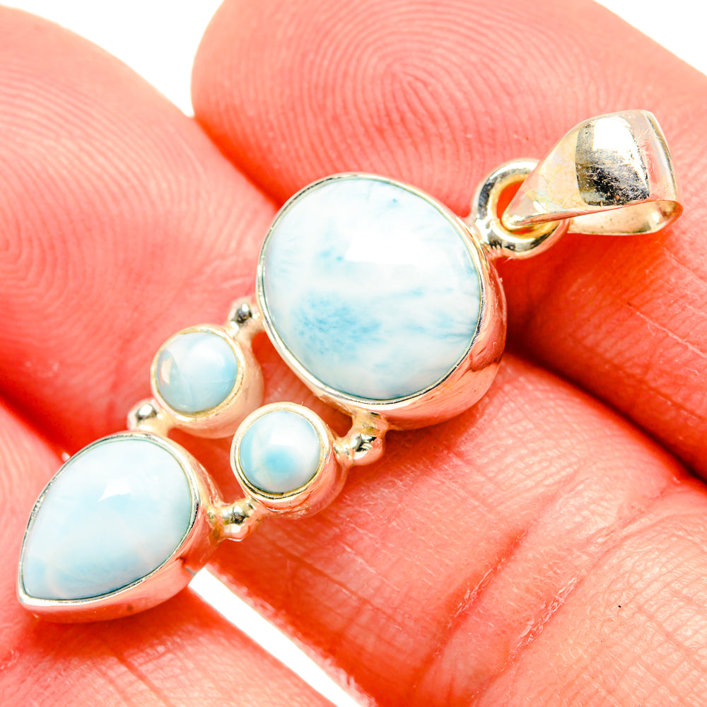 Larimar Pendants handcrafted by Ana Silver Co - PD33782
